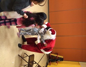 Santa visits Engelhard