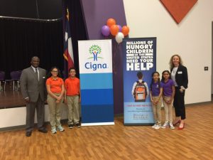 Thank you, Cigna, for your support of hunger-free weekends!