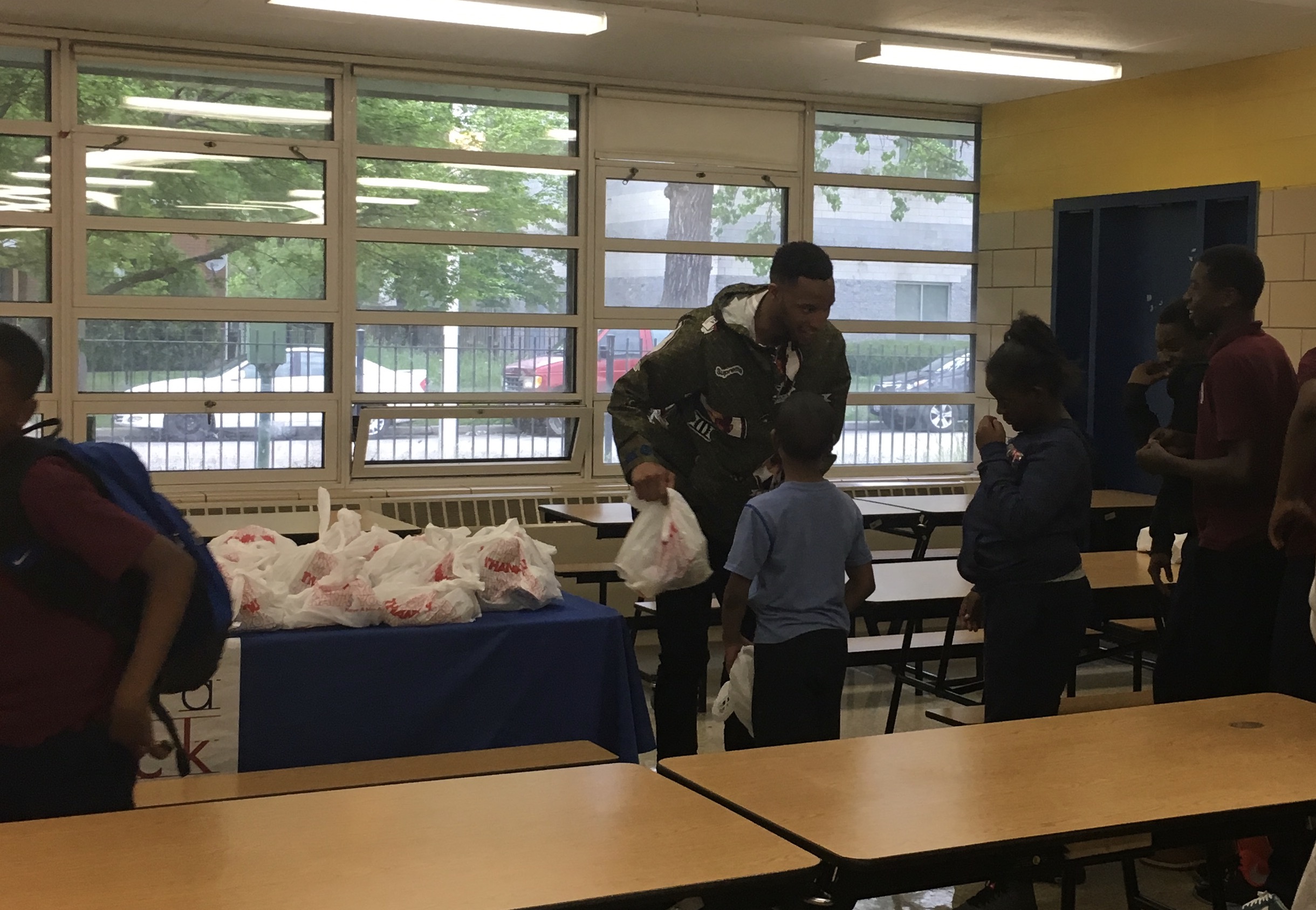 NBA Star Evan Turner Visits Students on the Chicago’s West Side