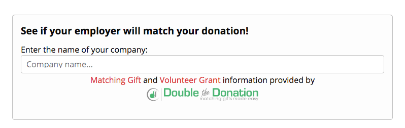 Double Donation