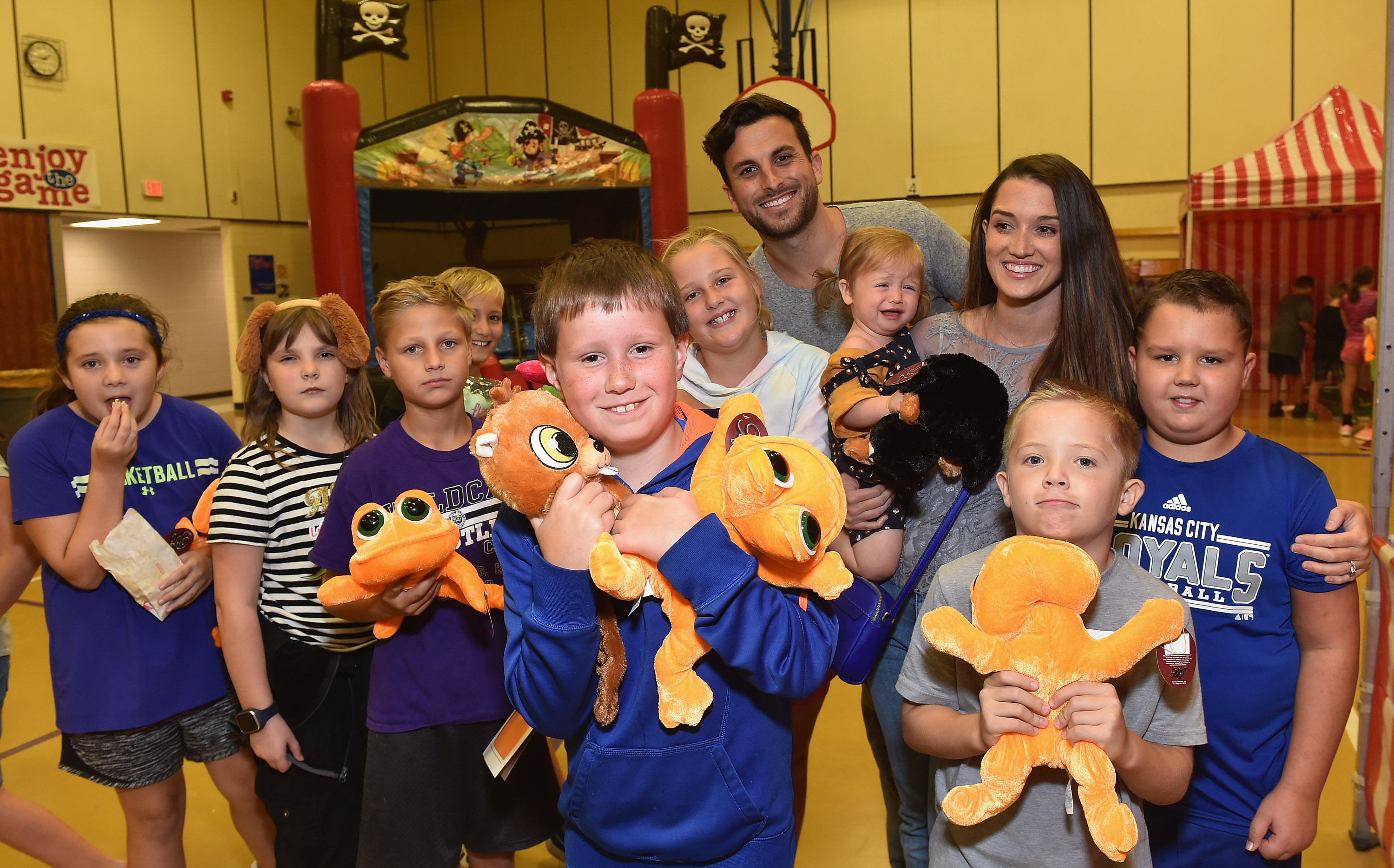 Jade and Tanner Tolbert with kids