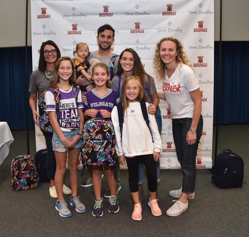 Vera Bradley Partners With Blessings In A Backpack To Continue Back-To-School Philanthropy Tour With Jade And Tanner Tolbert Vera Bradley Partners With Blessings In A Backpack To Continue Back-To-School Philanthropy Tour With Jade And Tanner Tolbert