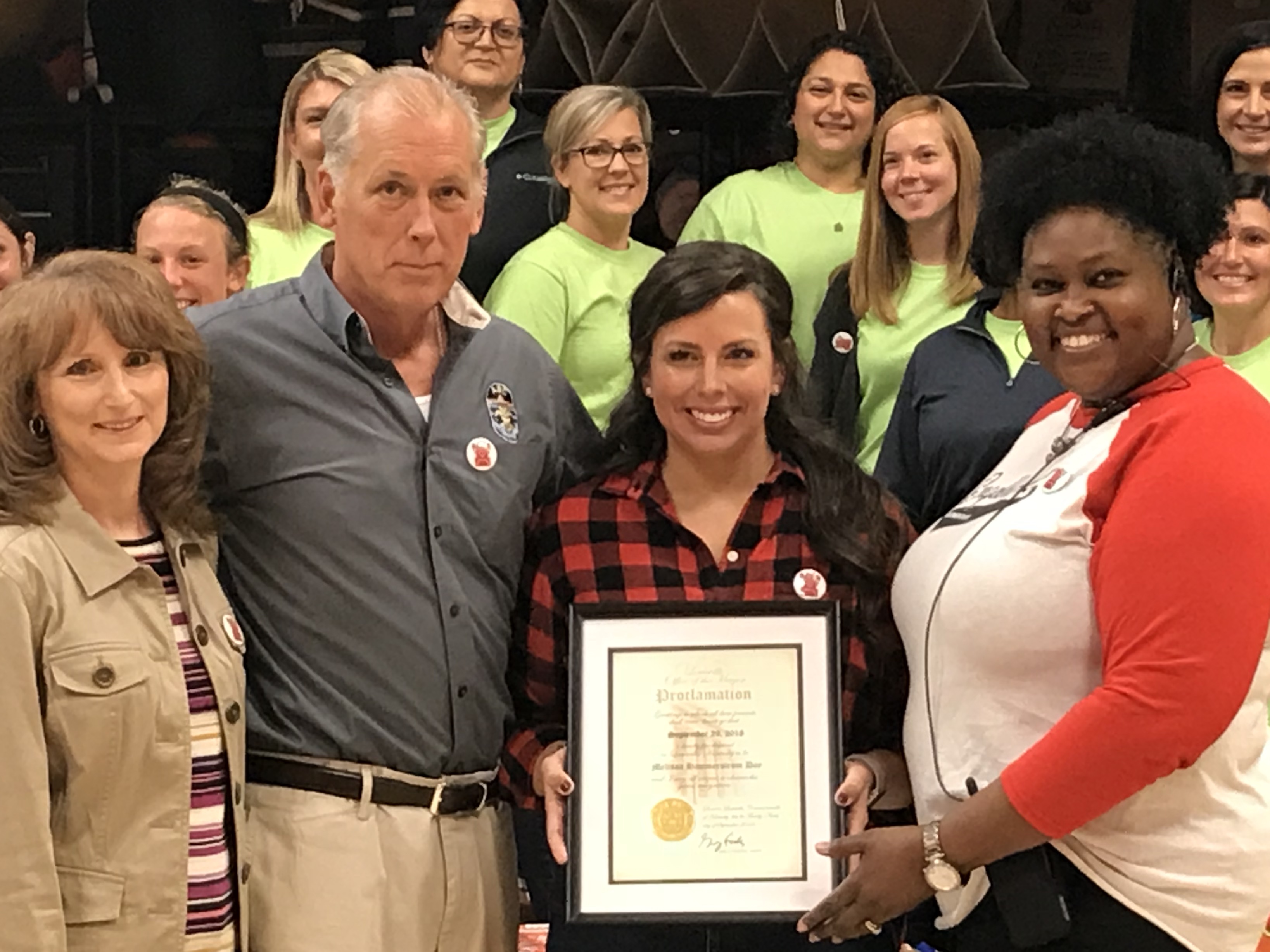 Woman Behind Blessings in a Backpack Honored