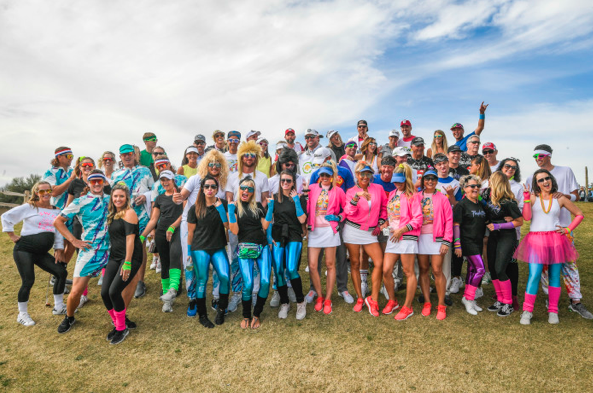 PGA TOUR wives hit TPC Scottsdale for charity, embrace ‘hilarious’ 1980s theme