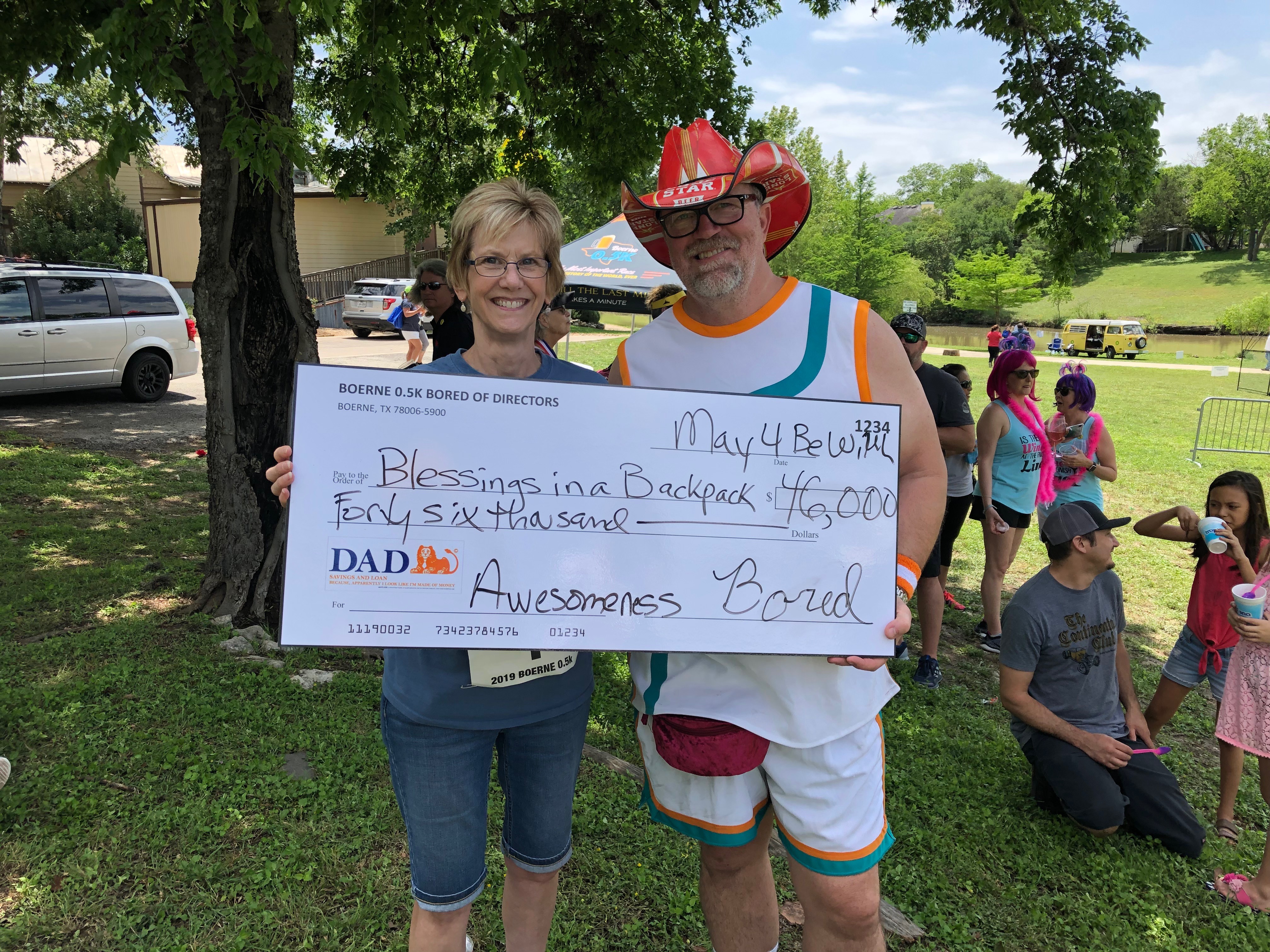 Second Annual Boerne 0.5k “Race” Brings in $46,000 for Local Blessings in a Backpack Program