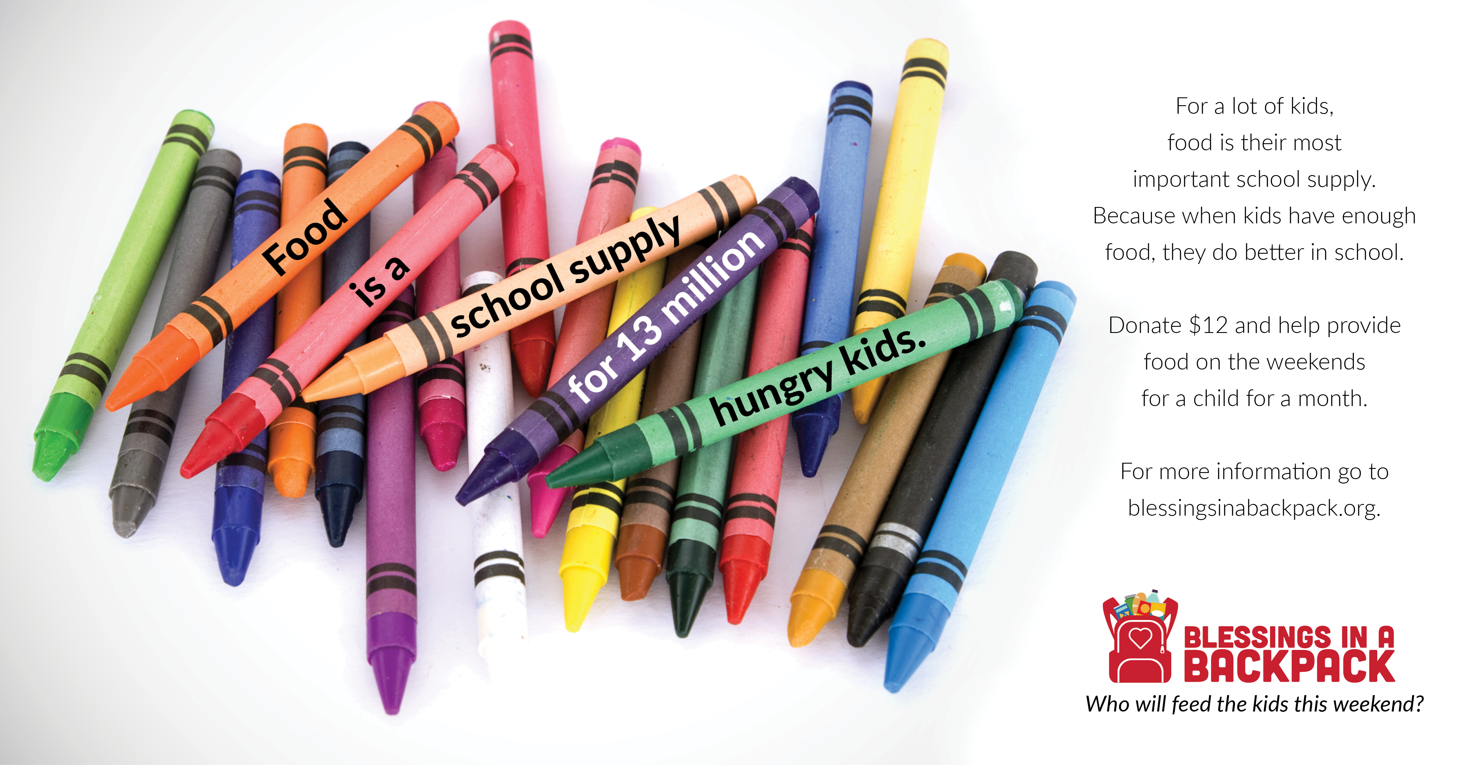 Food is a school supply for 13 million hungry kids