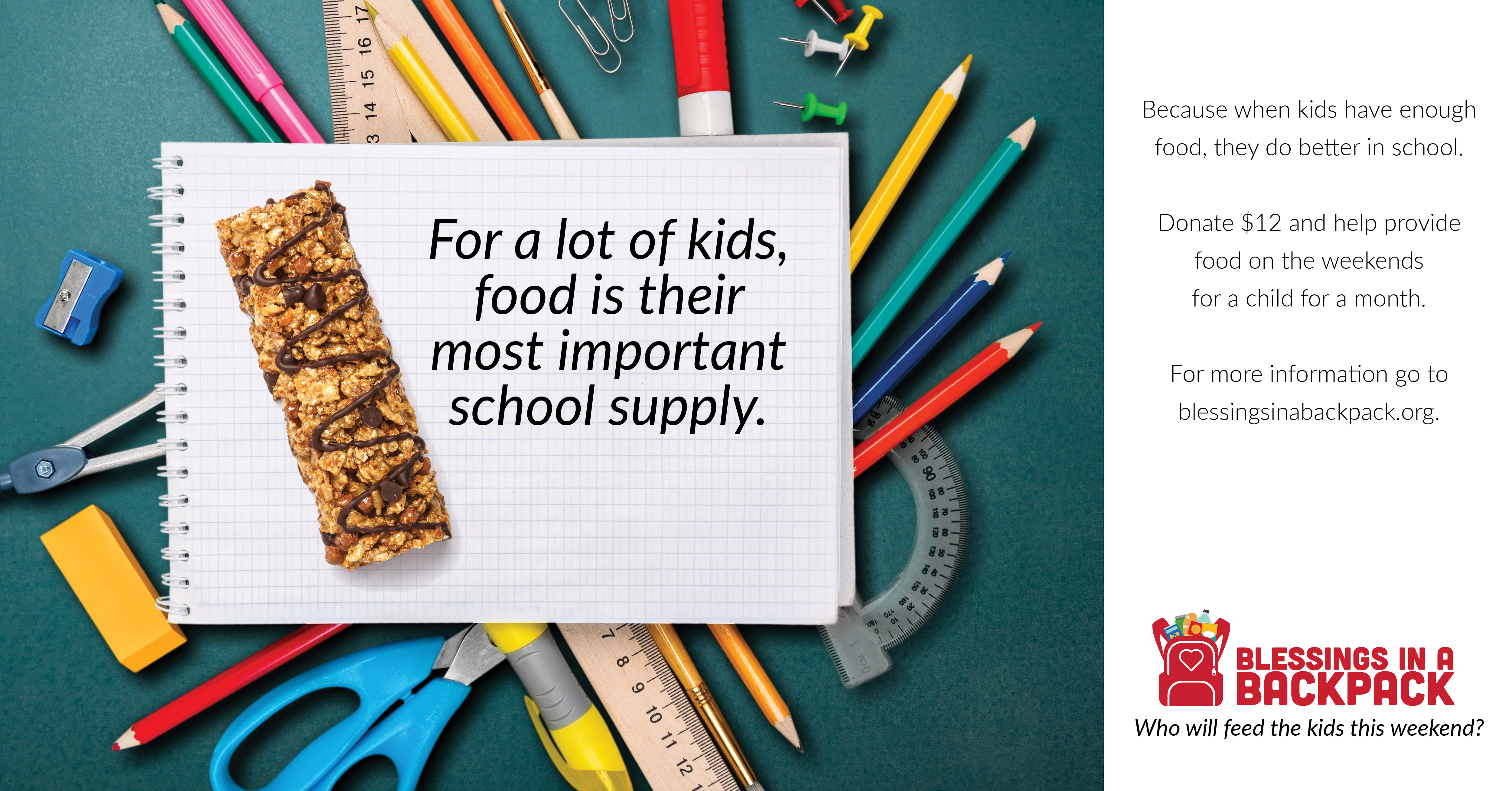 For a lot of kids food is the most important school supply