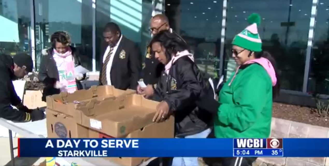 Greek Organizations Give Back During Blessings in a Backpack Donation Drive