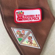 Patch on Brownie Sash with other patches