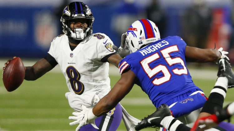 People: Bills Fans Raise Money in Honor of Lamar Jackson After Ravens Quarterback Got Injured in Playoff Game