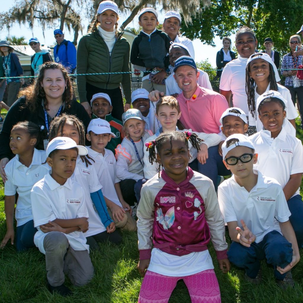 Kate and Justin Rose with Kids