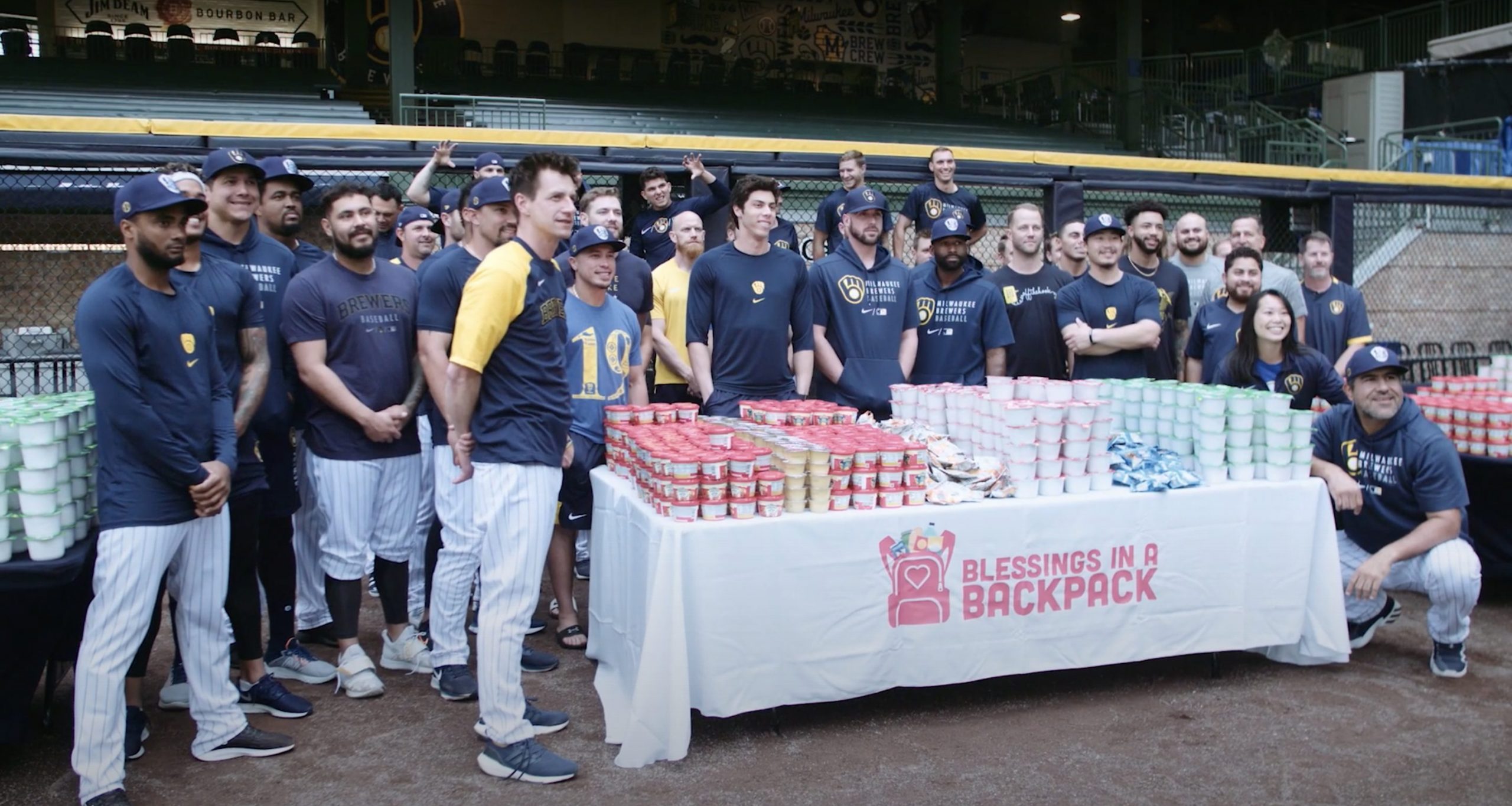 The Milwaukee Brewers and Blessings in a Backpack team up to fight childhood hunger!
