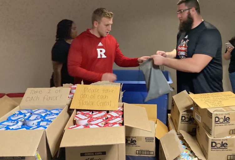 Here’s how Rutgers provided food and inspirational messages to Jacksonville children for Gator Bowl