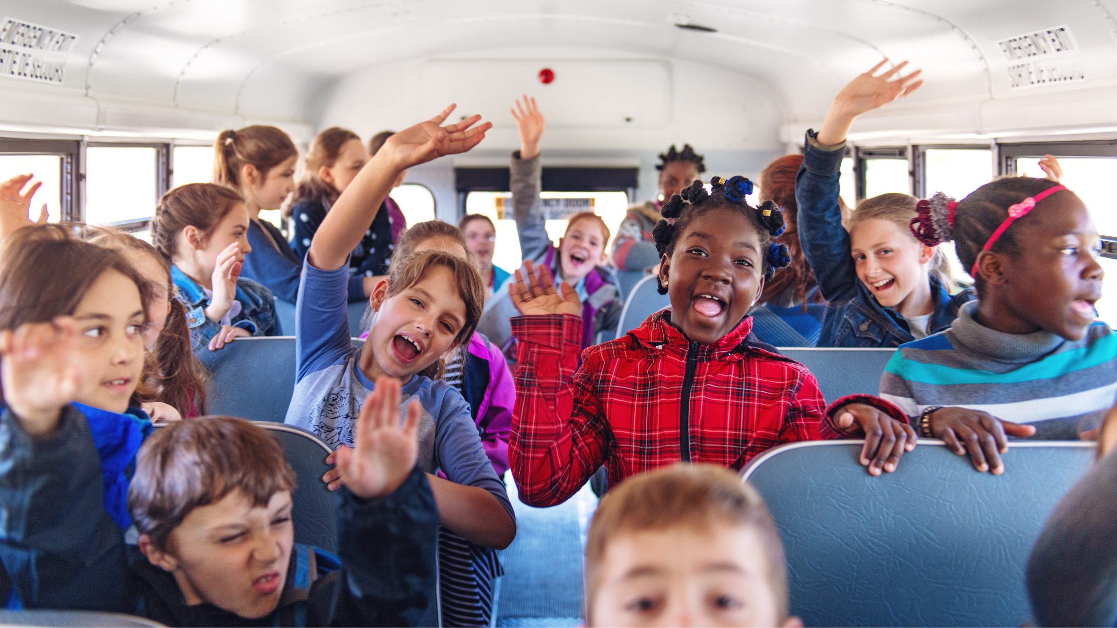 Kids on bus