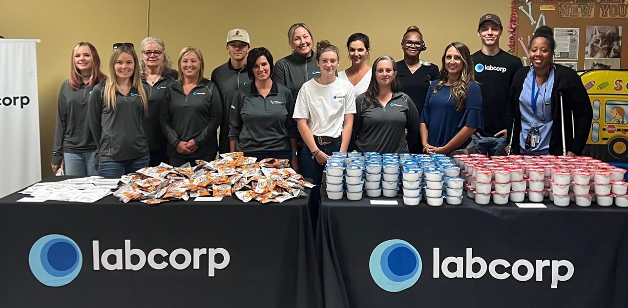 Labcorp Feeds Kids This Summer With Blessings in a Backpack