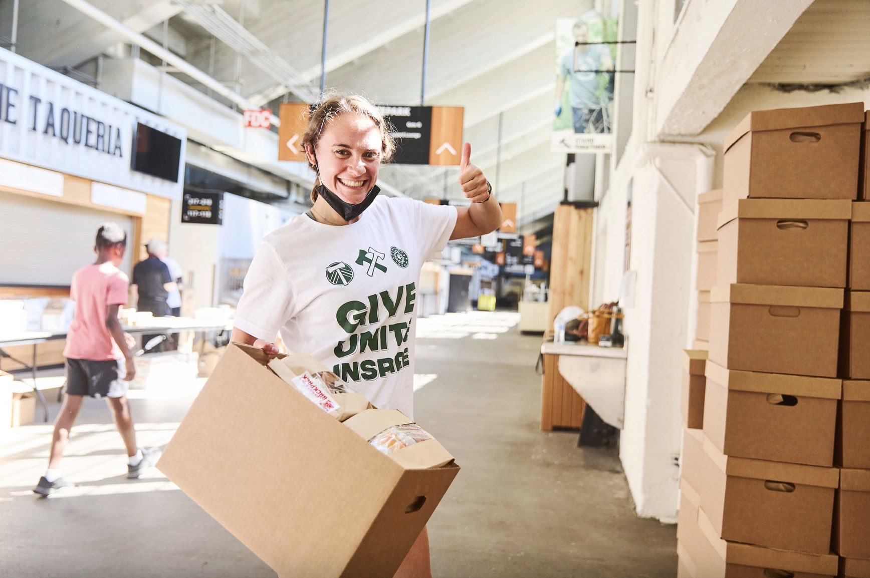 Timbers packing event