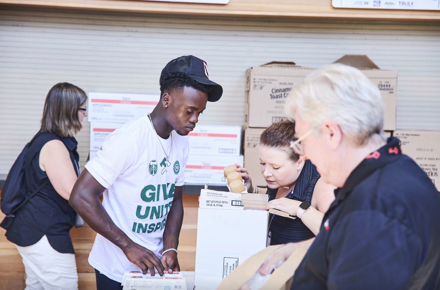 Timbers packing event