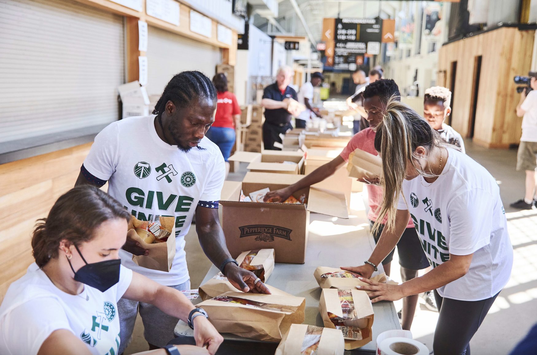 Timbers packing event