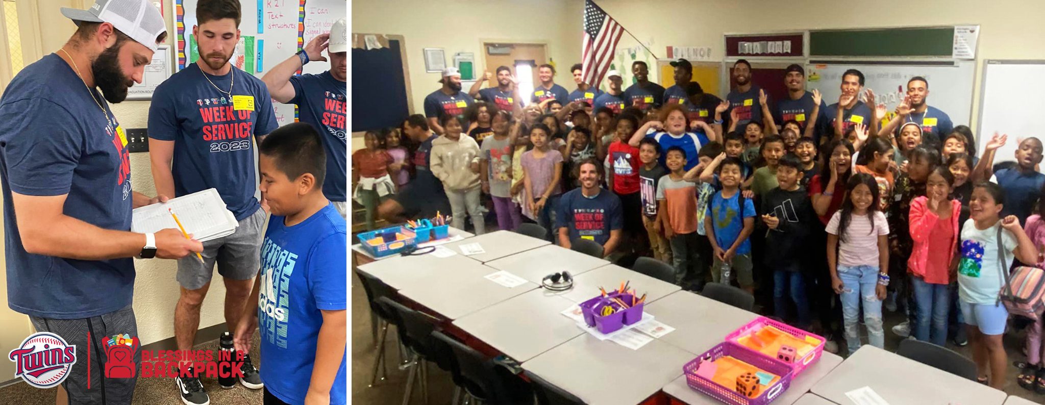 A Day of Blessings:  Minnesota Twins Visit Tice Elementary Students