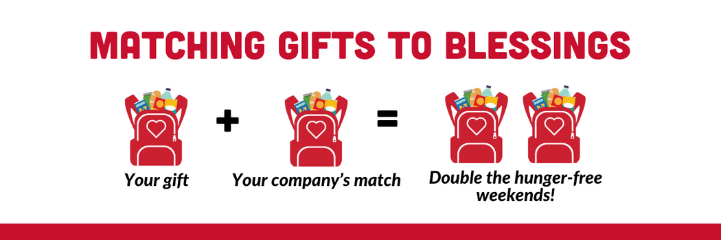 Double the Weekends Matching Gifts Graphic