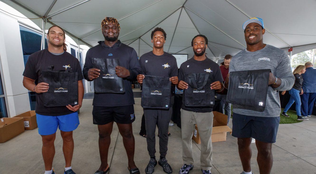 Bolts Community Crew and Chargers Impact Fund Tackle Weekend Hunger