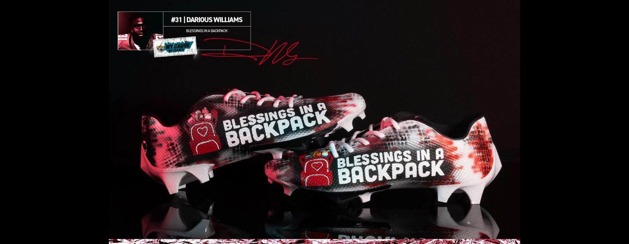 My Cause, My Cleats supports Blessings in a Backpack