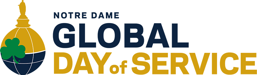 Notre Dame day of service logo Notre Dame day of service logo