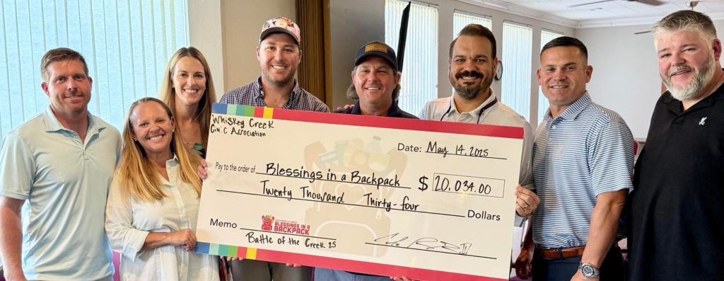 The third annual ‘Battle at the Creek’ raised more than $20,000 for Blessings in a Backpack