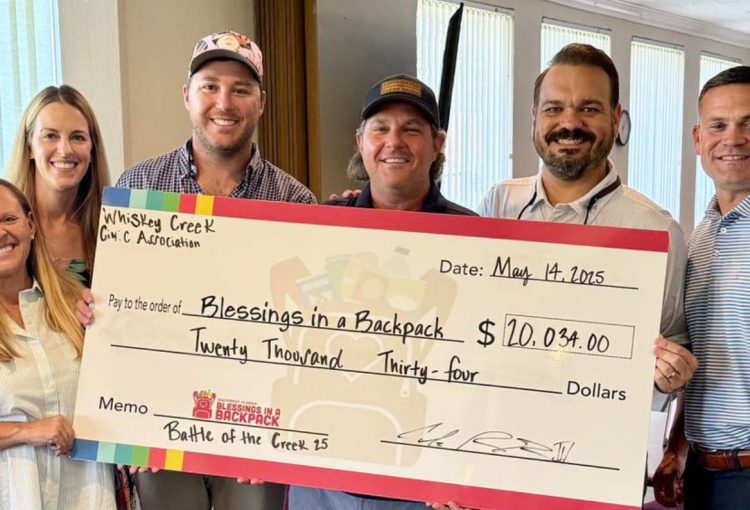 The third annual ‘Battle at the Creek’ raised more than $20,000 for Blessings in a Backpack