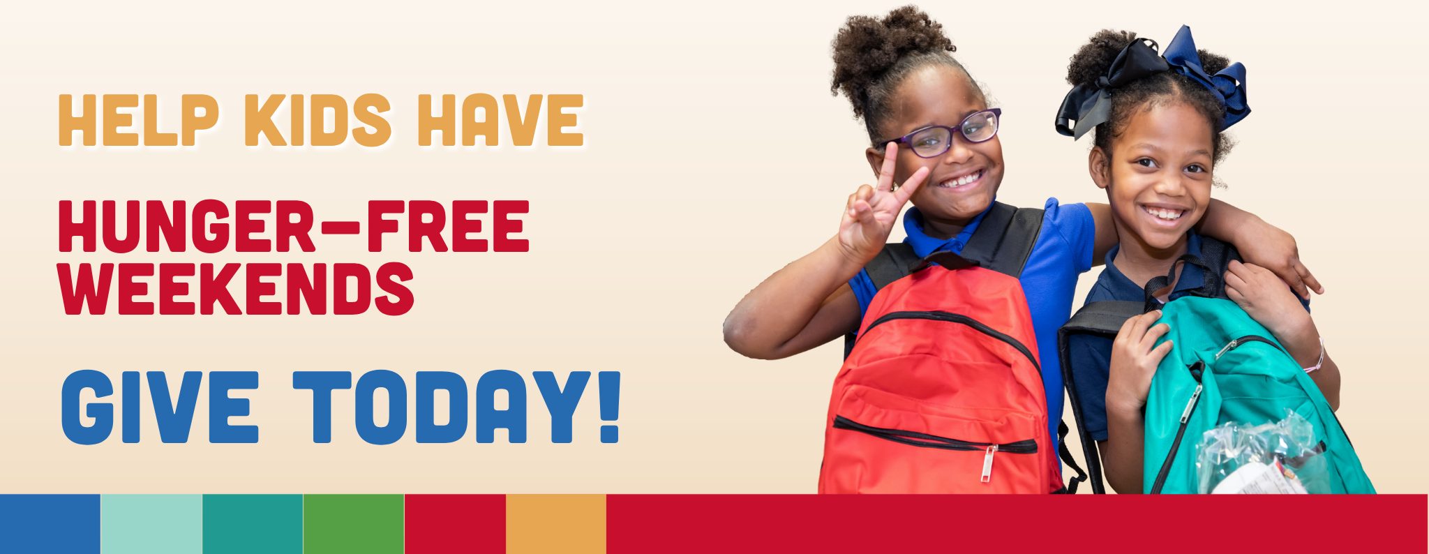 Give Comfort. Give Weekend Food.