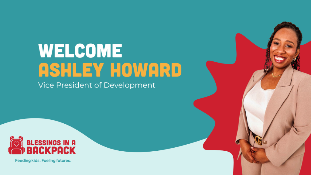 Ashley Howard Joins Blessings in a Backpack as Vice President of Development